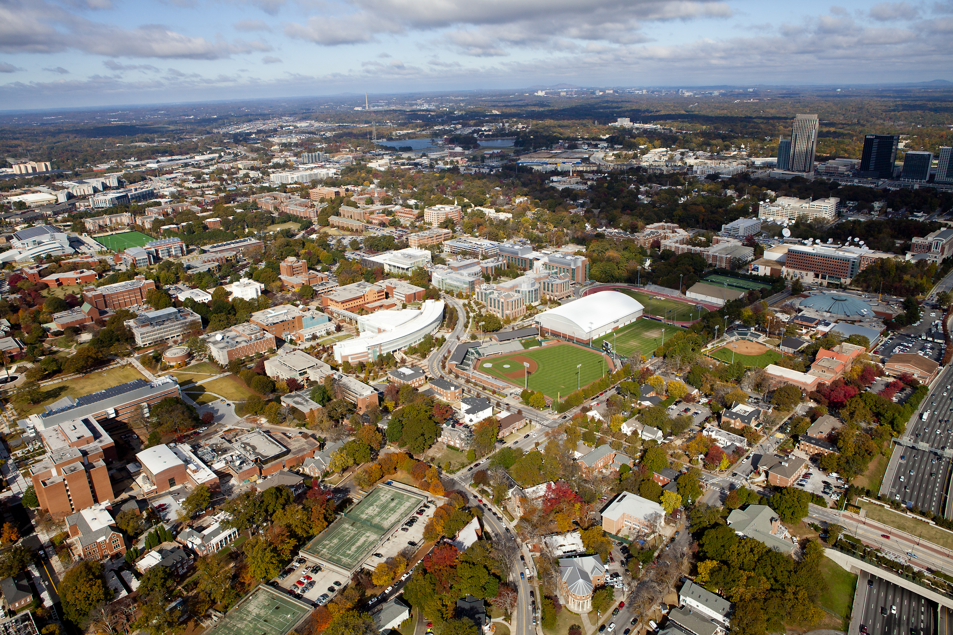 Georgia Tech Campus Aerial View