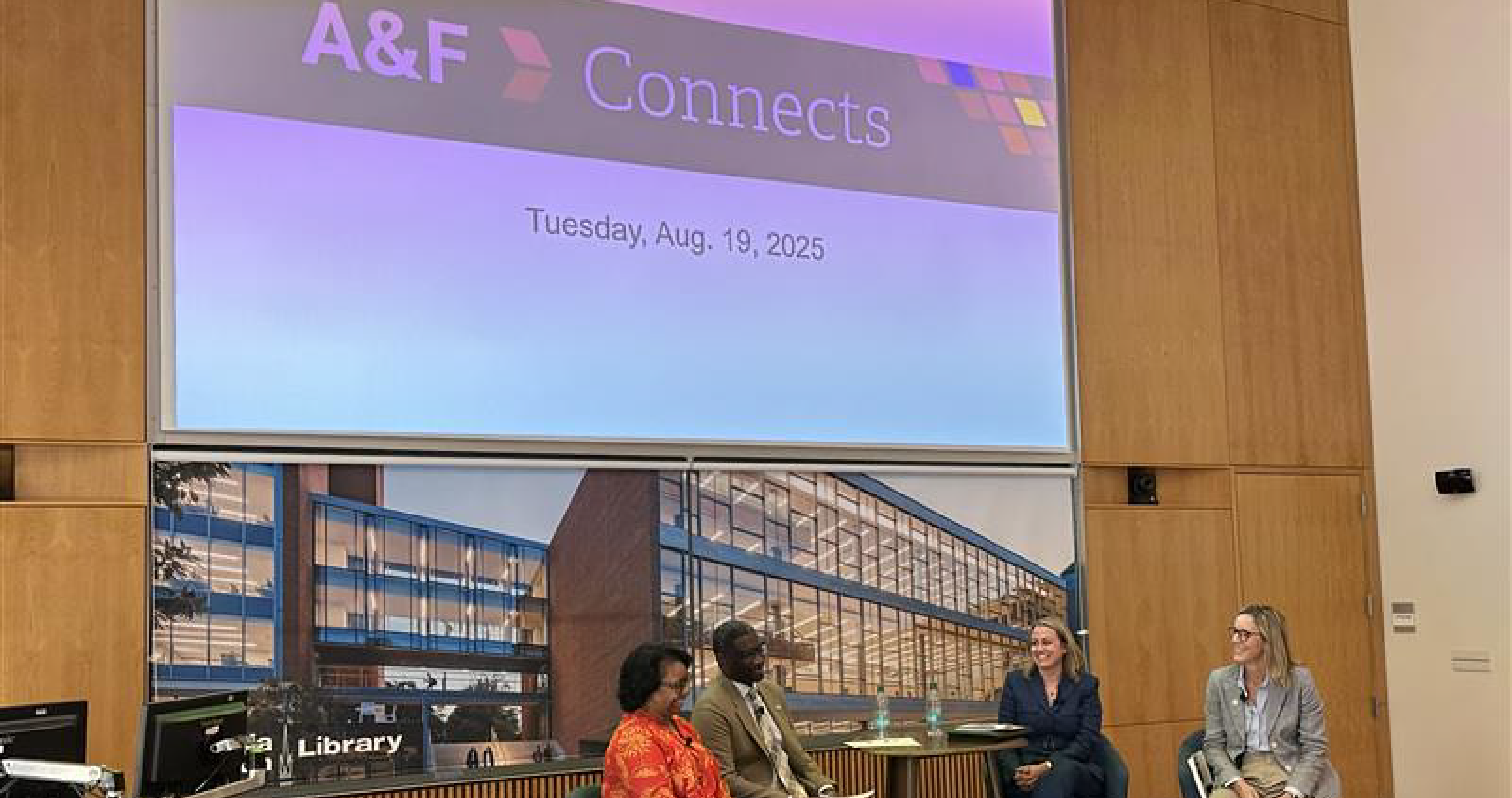 Image of inaugural A&F Connects hybrid session