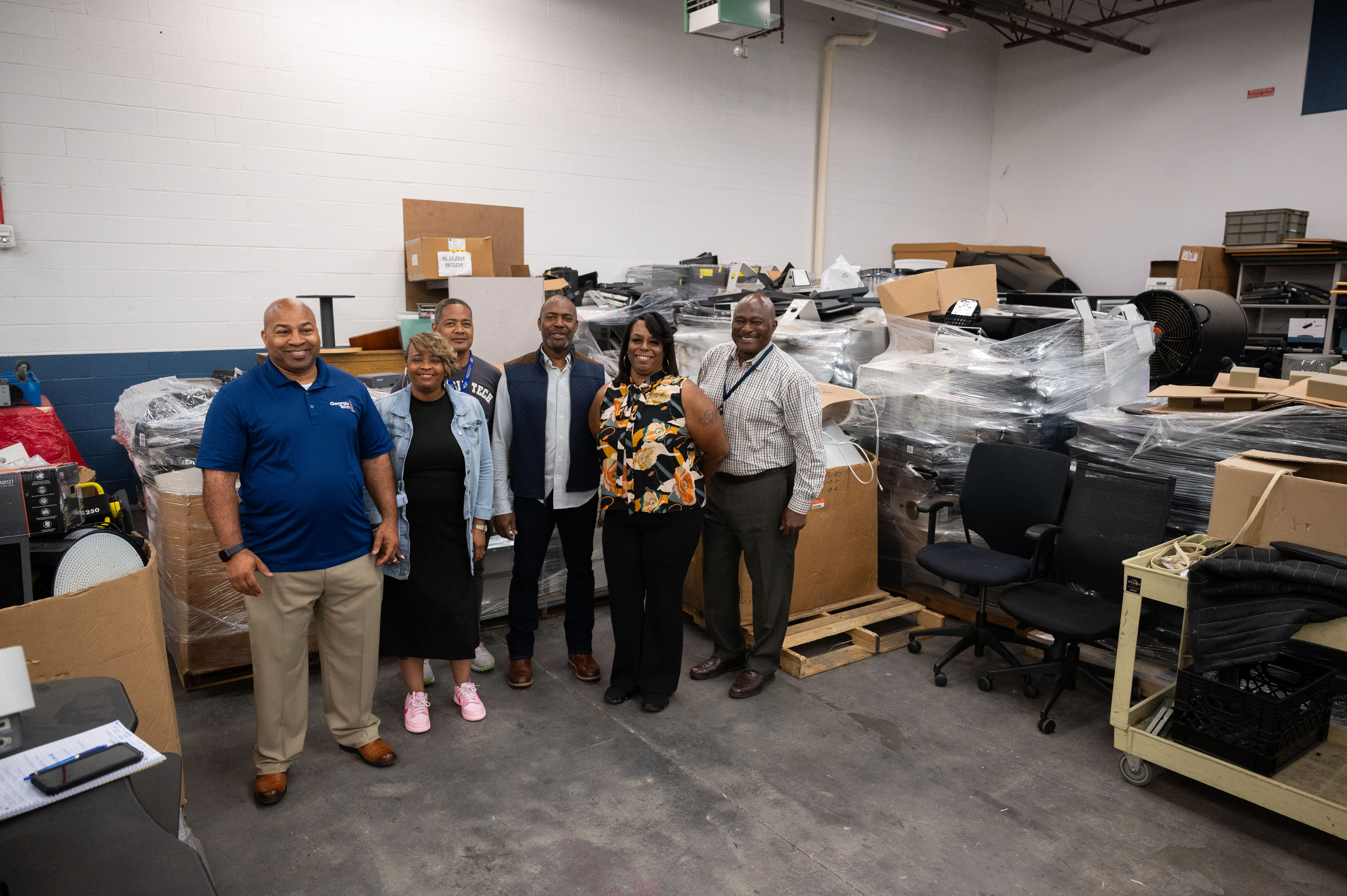 From left to right: Corey Darden, Tanisha Tigner, Rodolfo Lane, Kenneth Chavers, Retisha Woods and Frederick Trotter
