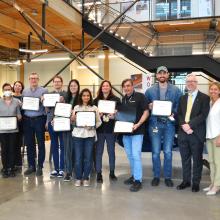 My Green Lab certification ceremony.